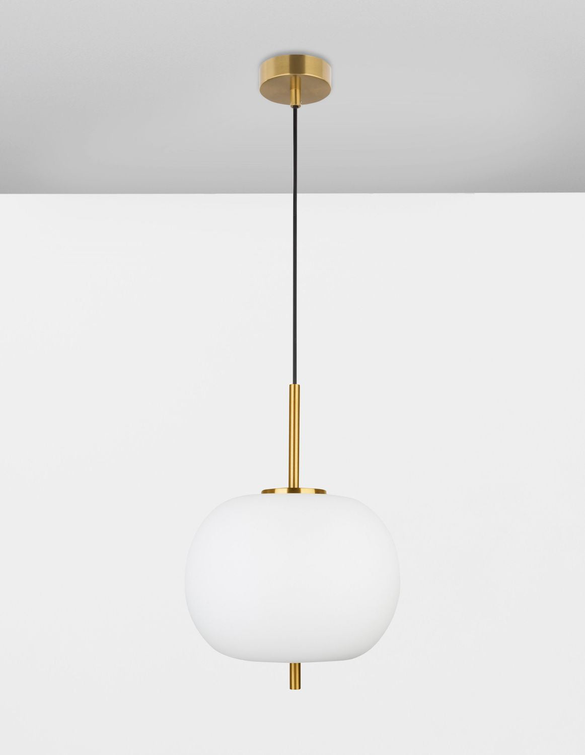 Nova Luce Pendelleuchte Hängeleuchte LATO E27 LED Gold Glas Metall dimmbar 30 cm - 5212017421135