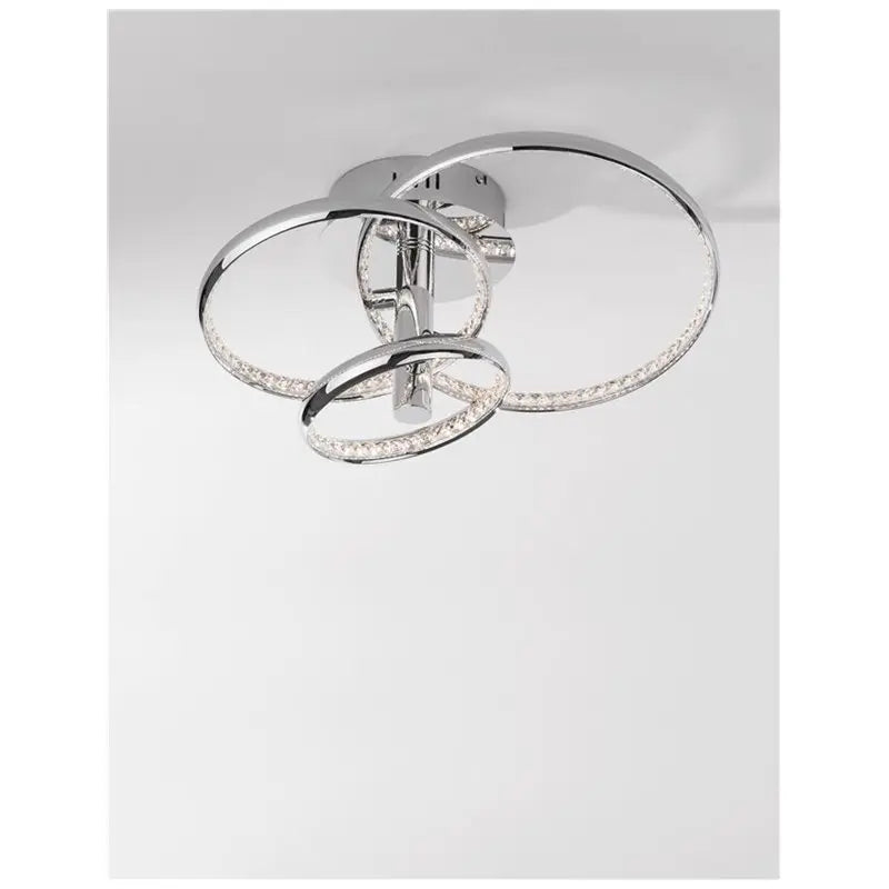 B-Ware Nova Luce Deckenleuchte Lampe Led Netuno Chrom Glas 30 W ø 45 Cm Verstellbar - 5212017419637