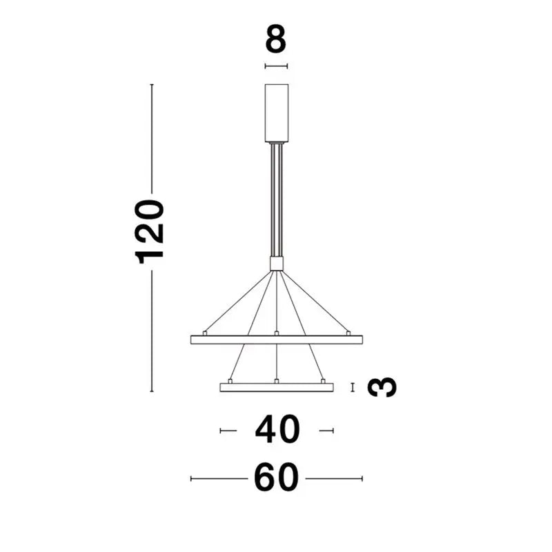B-Ware Nova Luce Pendelleuchte Hängelampe Led Empatia Gold Acryl Lampe Siehe Text/Foto - 5212017422064