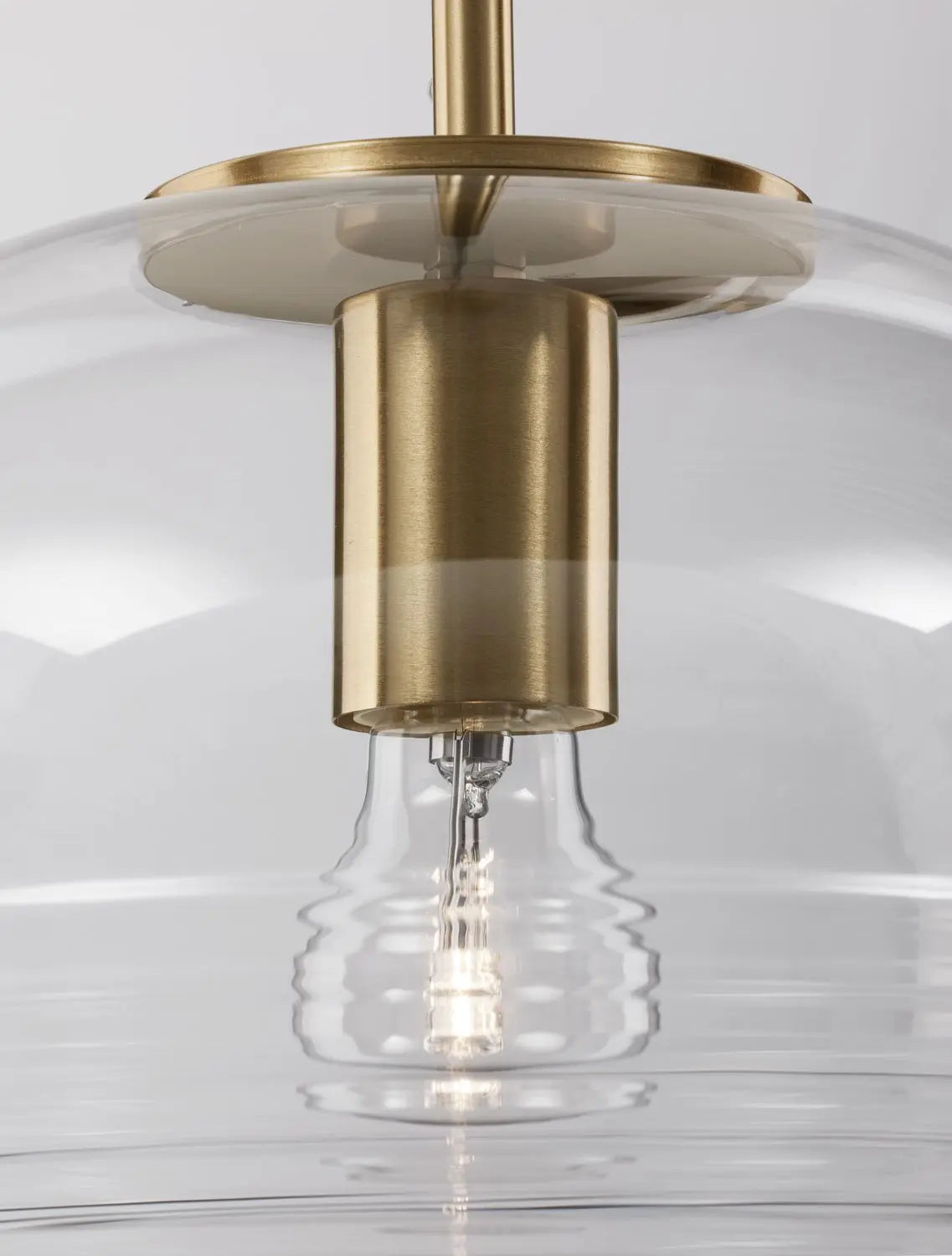 B-Ware Nova Luce Pendelleuchte Hängeleuchte Maeve E27 Led Gold Glas Aluminium Dimmbar - 5212017431233