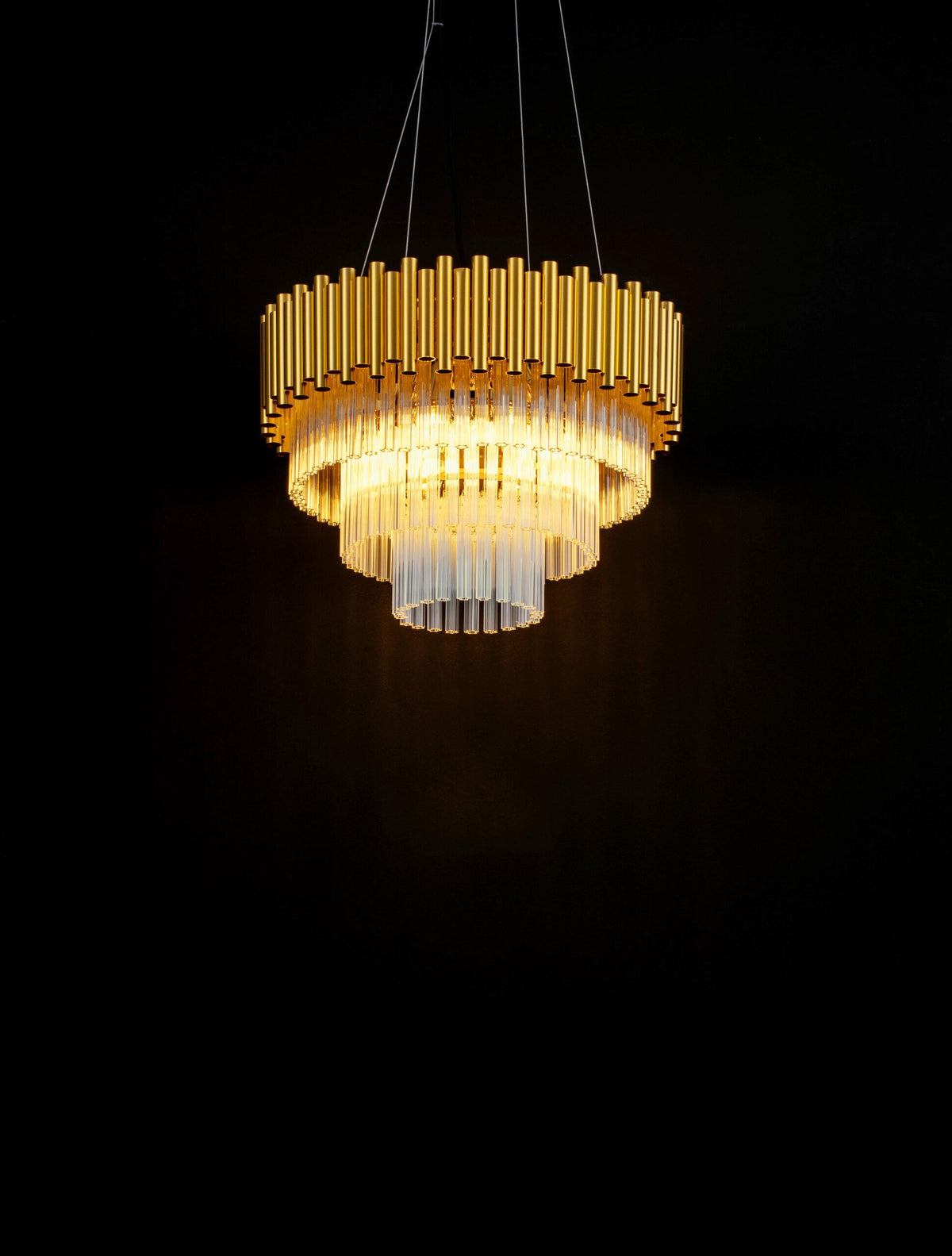 Nova Luce Pendelleuchte Hängeleuchte MAGNOLIA Gold Kronleuchter dimmbar E14 LED - 5212017435026