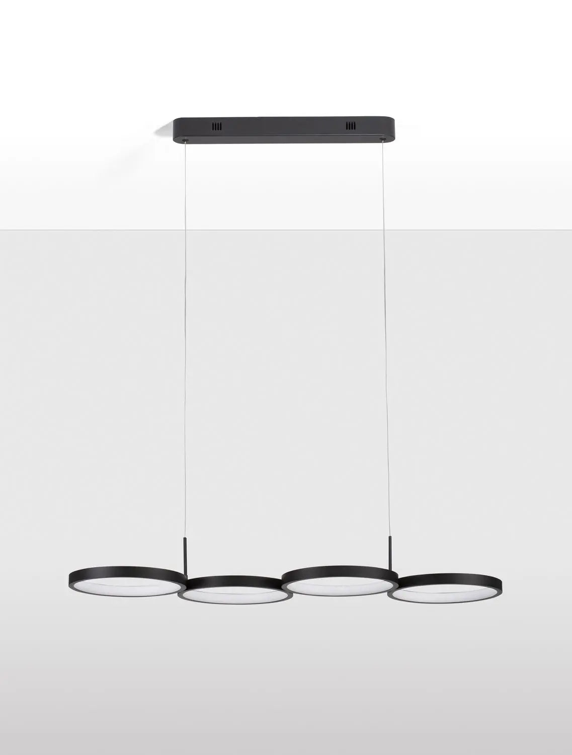 B-Ware Nova Luce Pendelleuchte Hängelampe Magnus Led Schwarz Warmweiß Dimmbar 84 Cm 283 - 5212017433183