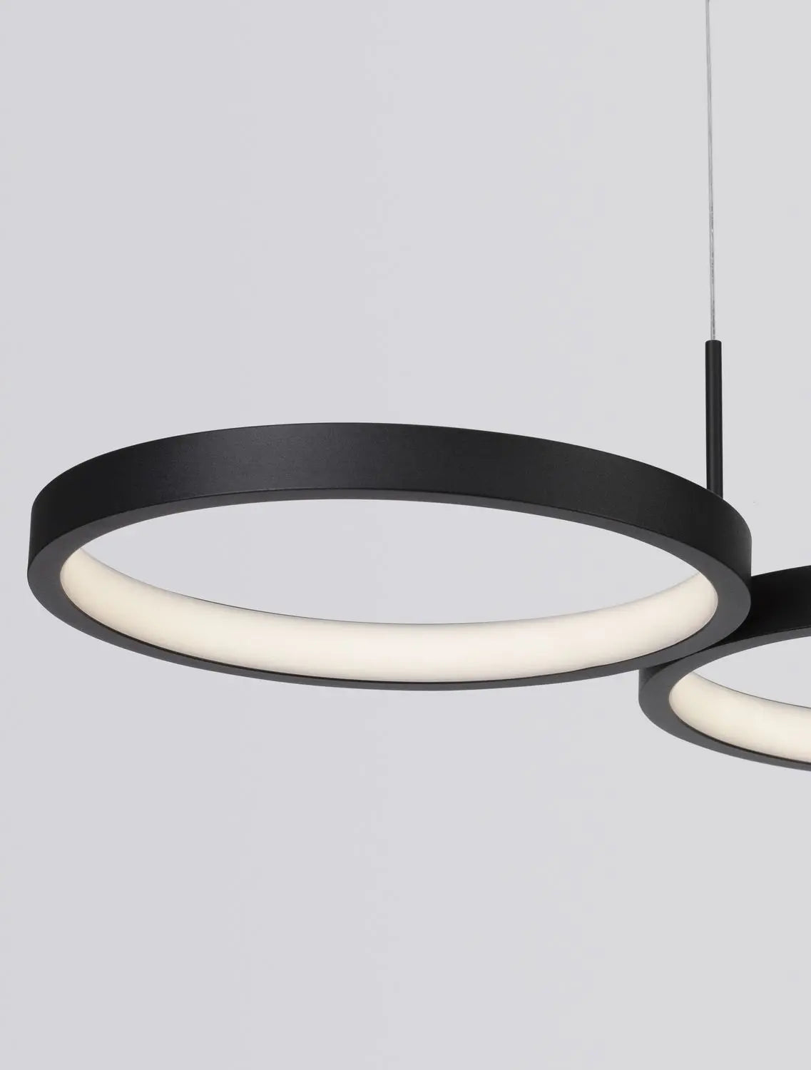 B-Ware Nova Luce Pendelleuchte Hängelampe Magnus Led Schwarz Warmweiß Dimmbar 84 Cm 283 - 5212017433183