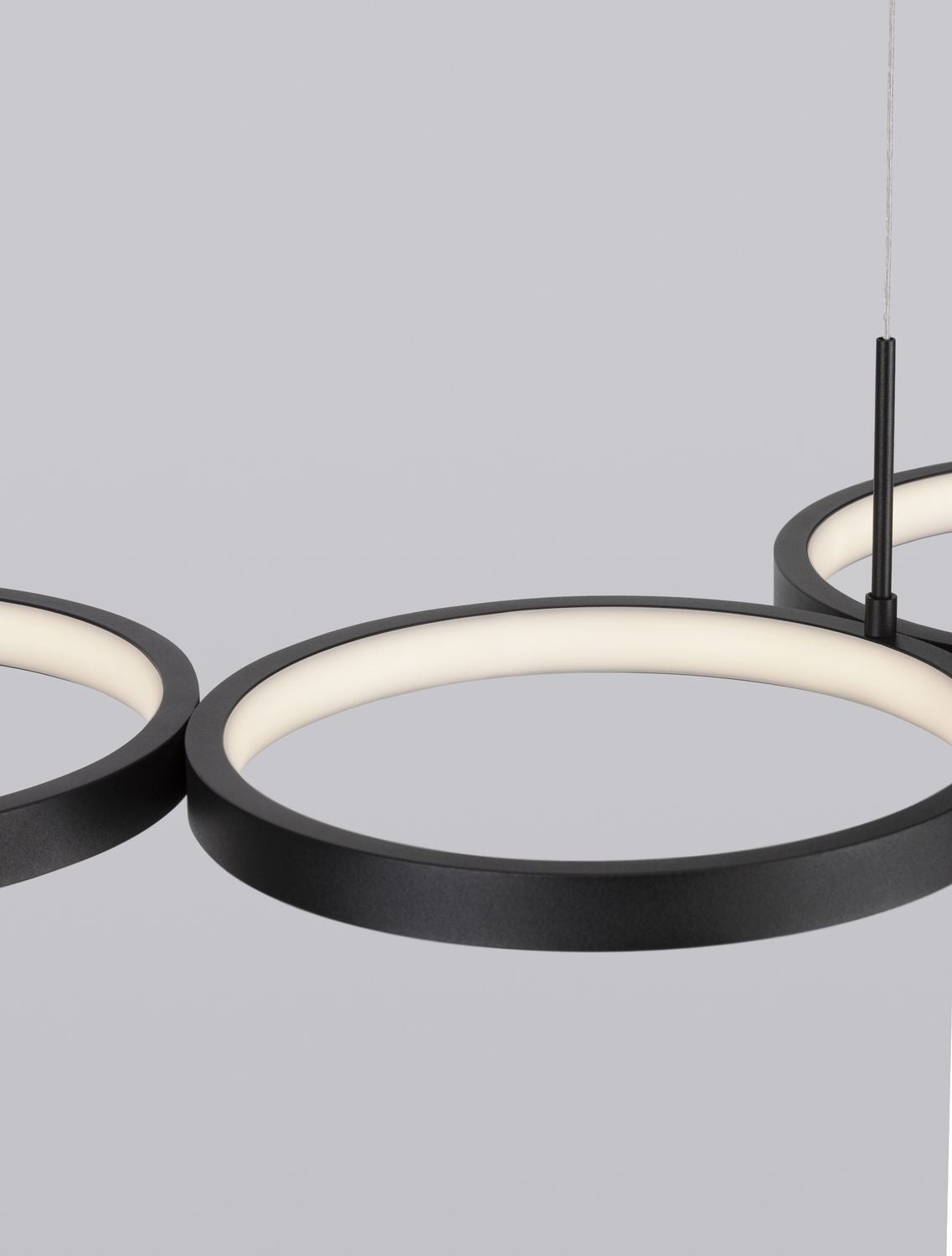Nova Luce Pendelleuchte Hängelampe MAGNUS LED Schwarz Warmweiß dimmbar 84 cm 283 - 5212017433183