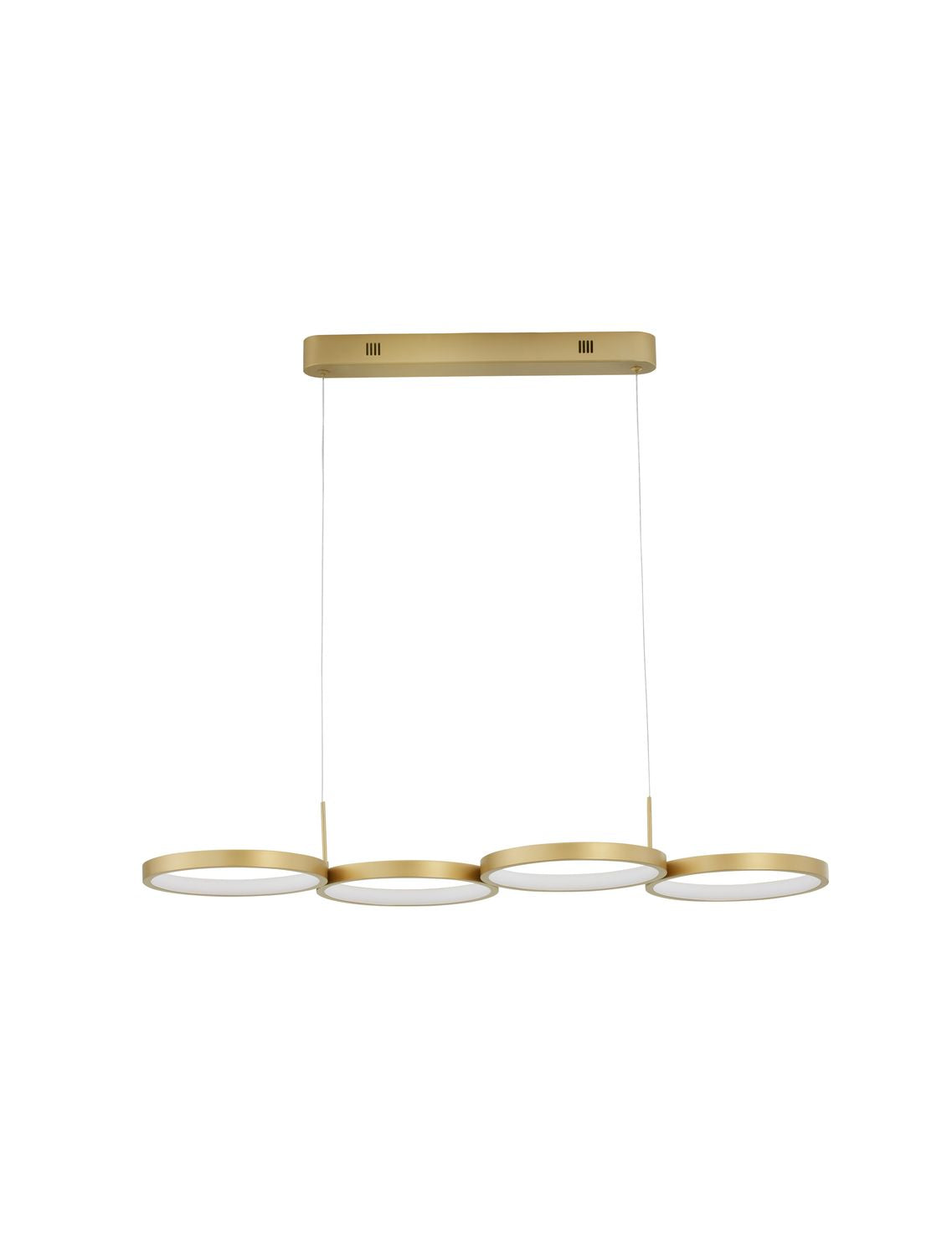 Nova Luce Hängeleuchte Hängelampe MAGNUS LED Messing Warmweiß dimmbar 41 W Lampe - 5212017433190