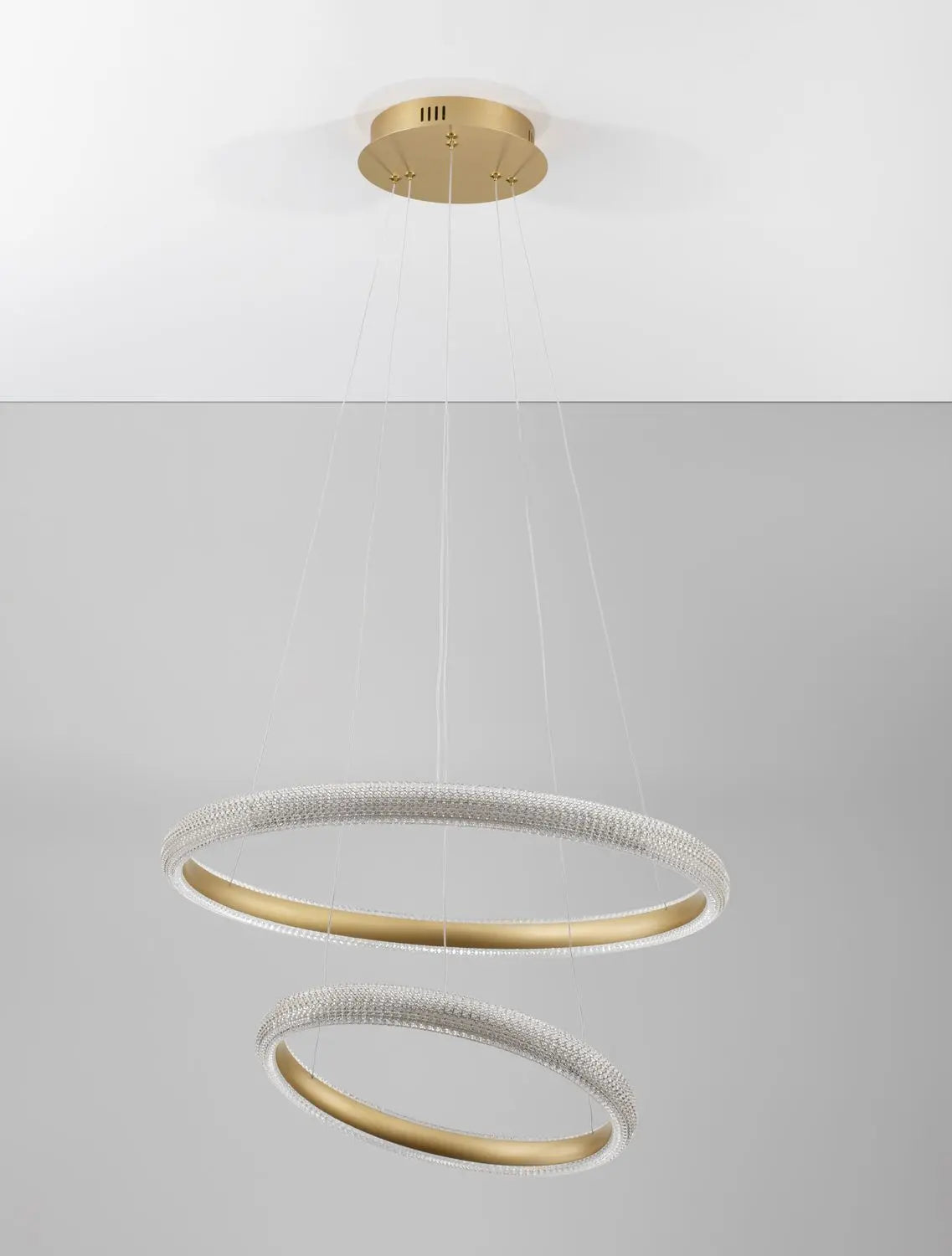 B-Ware Nova Luce Pendelleuchte Hängeleuchte Led Medora Messing Warmweiß Dimmbar 59 Cm - 5212017433435