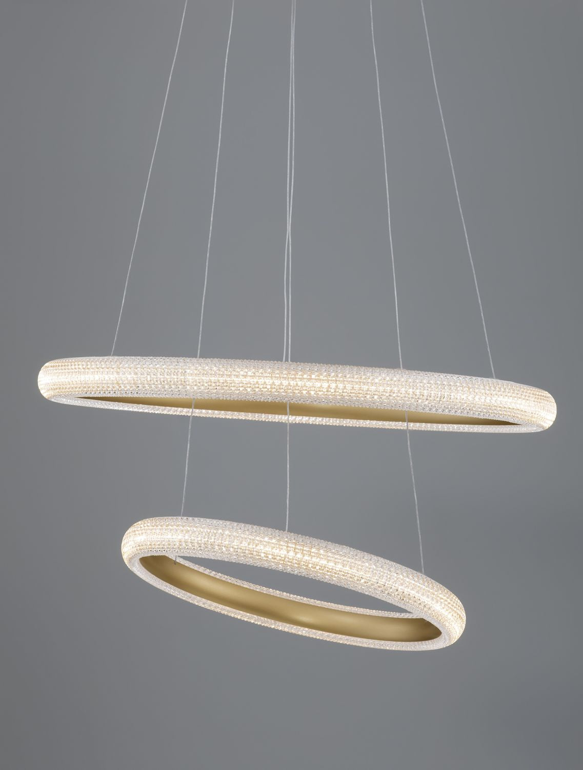 Nova Luce Pendelleuchte Hängeleuchte LED MEDORA Messing Warmweiß dimmbar 59 cm - 5212017433435