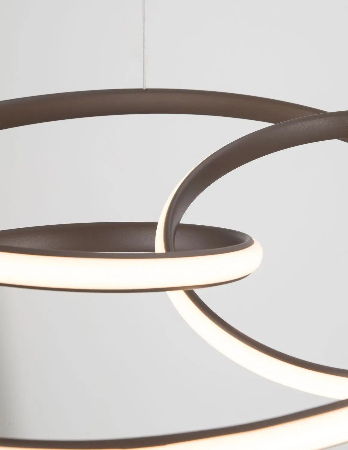 B-Ware Nova Luce Pendelleuchte Hängeleuchte Menton Led Kaffeebraun Warmweiß Dimmbar - 5212017424310