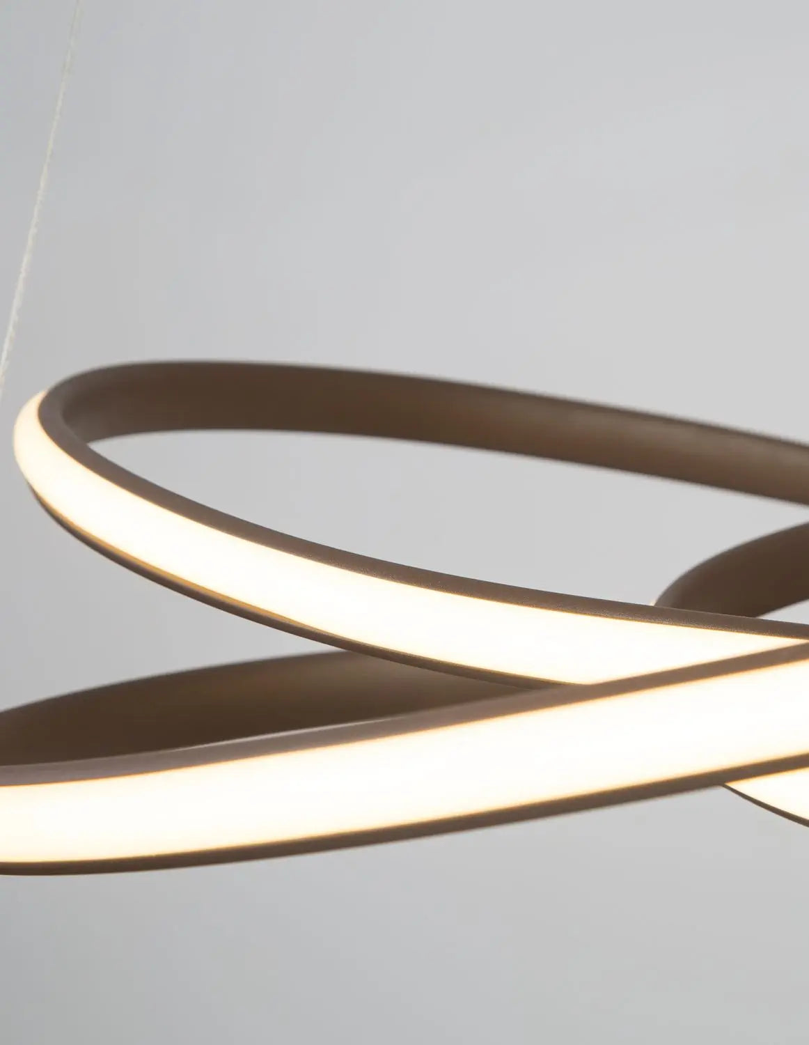 B-Ware Nova Luce Pendelleuchte Hängeleuchte Menton Led Kaffeebraun Warmweiß Dimmbar - 5212017424310