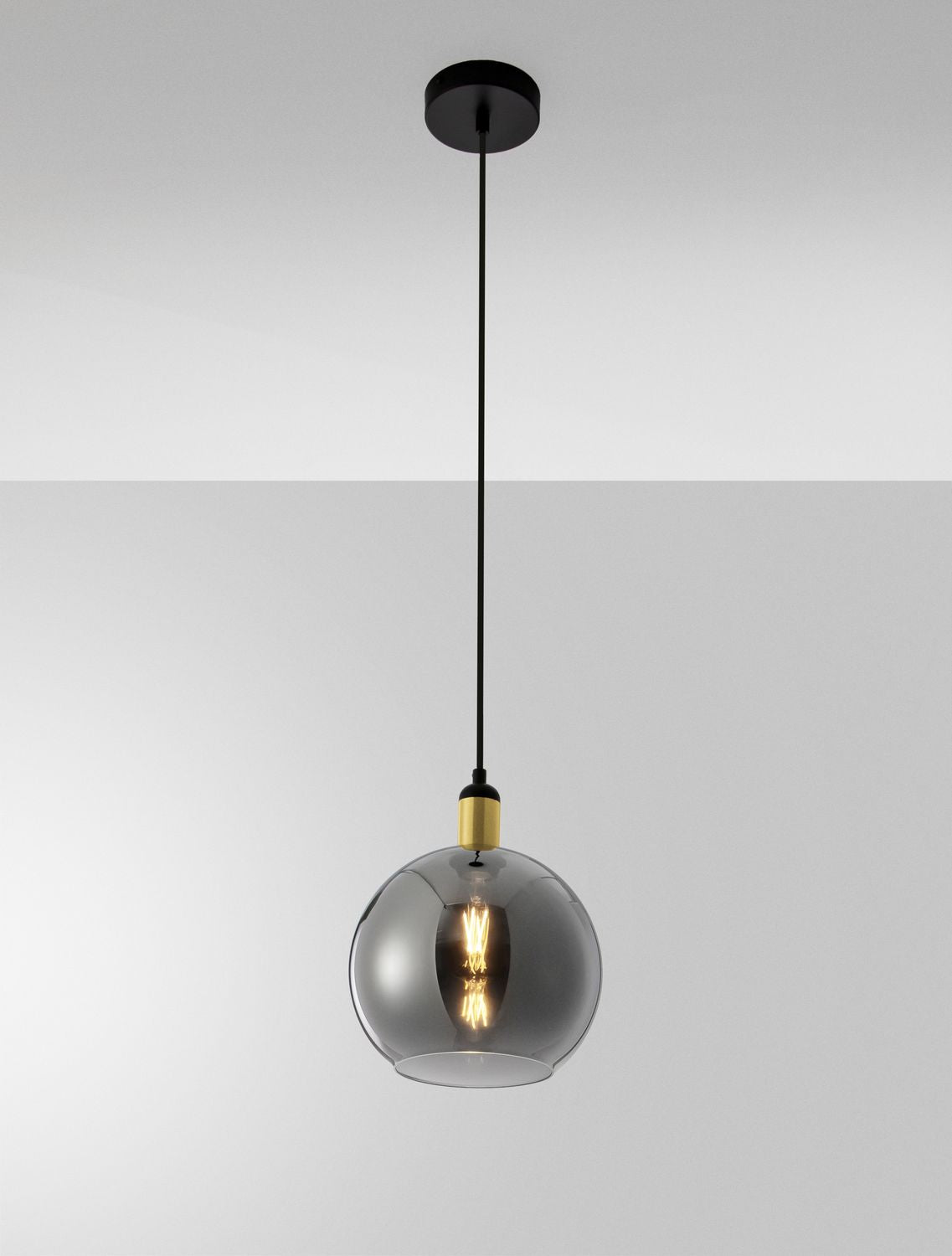 Nova Luce Pendelleuchte Hängeleuchte MIRRO E27 LED Gold dimmbar 180x25 cm Lampe - 5212017433541
