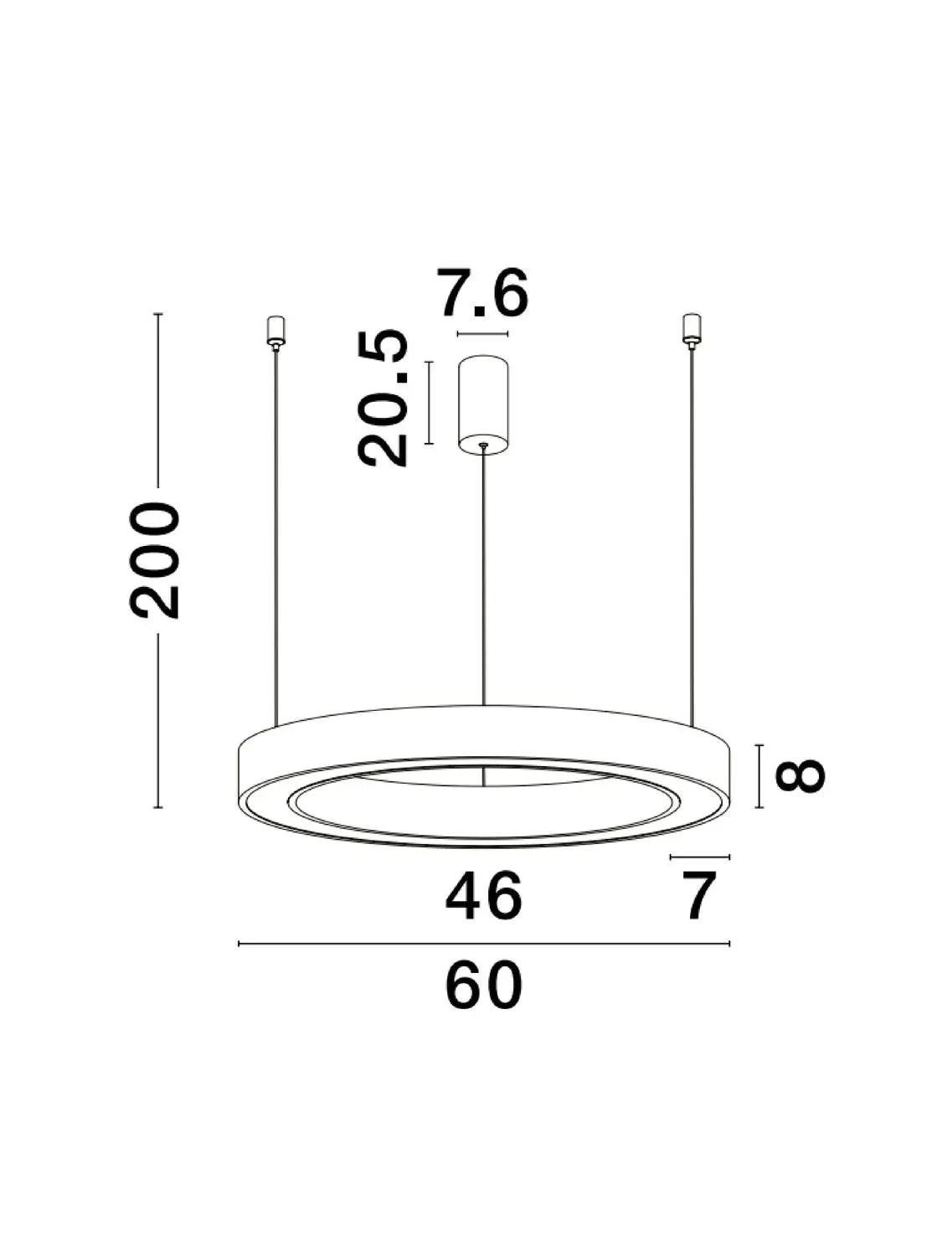 B-Ware Nova Luce Pendelleuchte Hängelampe Morbido Led Messing Dimmer Cct Tuya App 60cm - 5212017438652