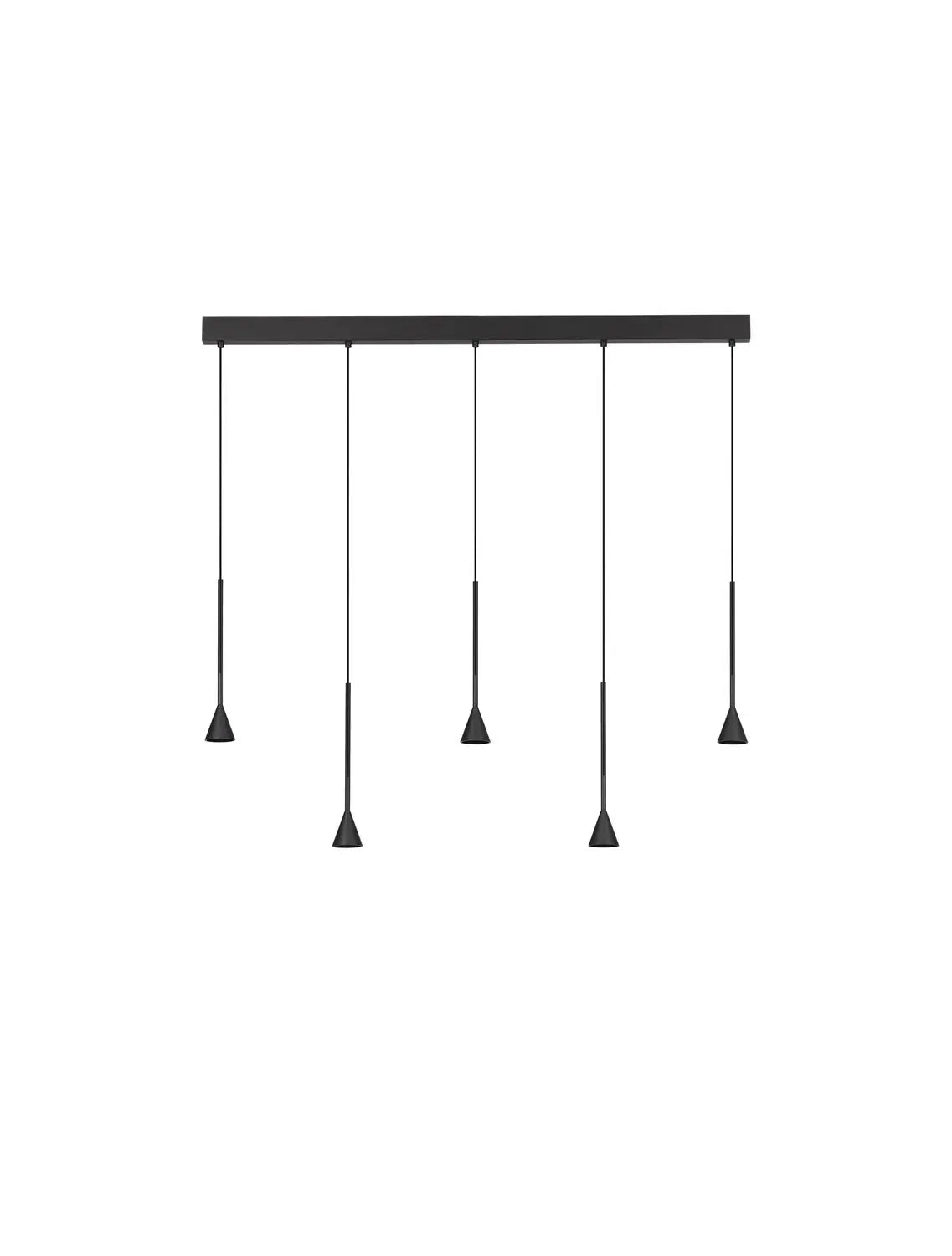 B-Ware Nova Luce Pendelleuchte Hängeleuchte Net Led Schwarz Dimmbar 110cm Siehe Text - 5212017445315