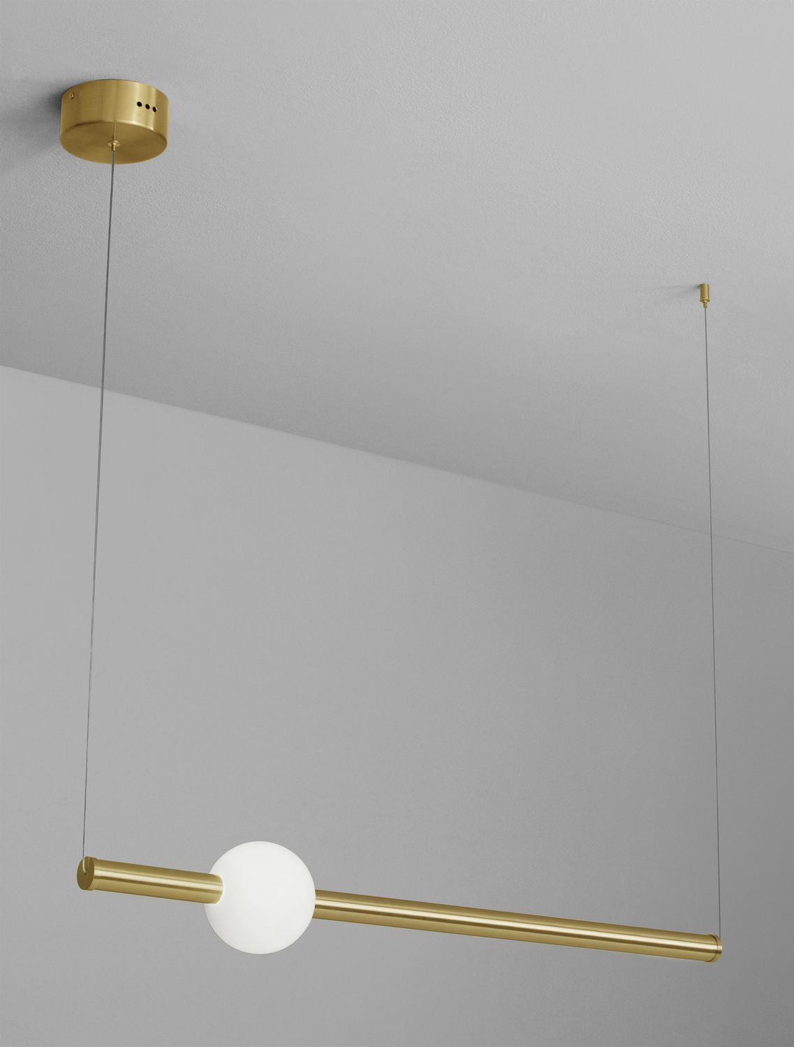Nova Luce Pendelleuchte Hängeleuchte LED NEUTRON Gold Warmweiß 11 W 92 cm Lampe - 5212017439437