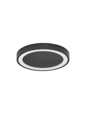 B-Ware Nova Luce Deckenleuchte Deckenlampe Led Nodi Schwarz Warmweiß 30 W 45 Cm Lampe