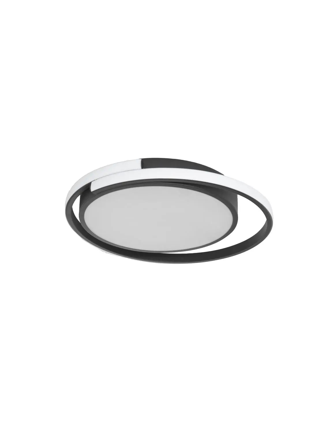 B-Ware Nova Luce Deckenleuchte Deckenlampe Led Odrey Schwarz Warmweiß 40 Cm 22 W Lampe - 5212017431554