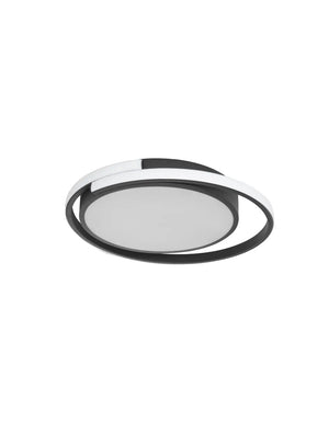 B-Ware Nova Luce Deckenleuchte Deckenlampe Led Odrey Schwarz Warmweiß 40 Cm 22 W Lampe