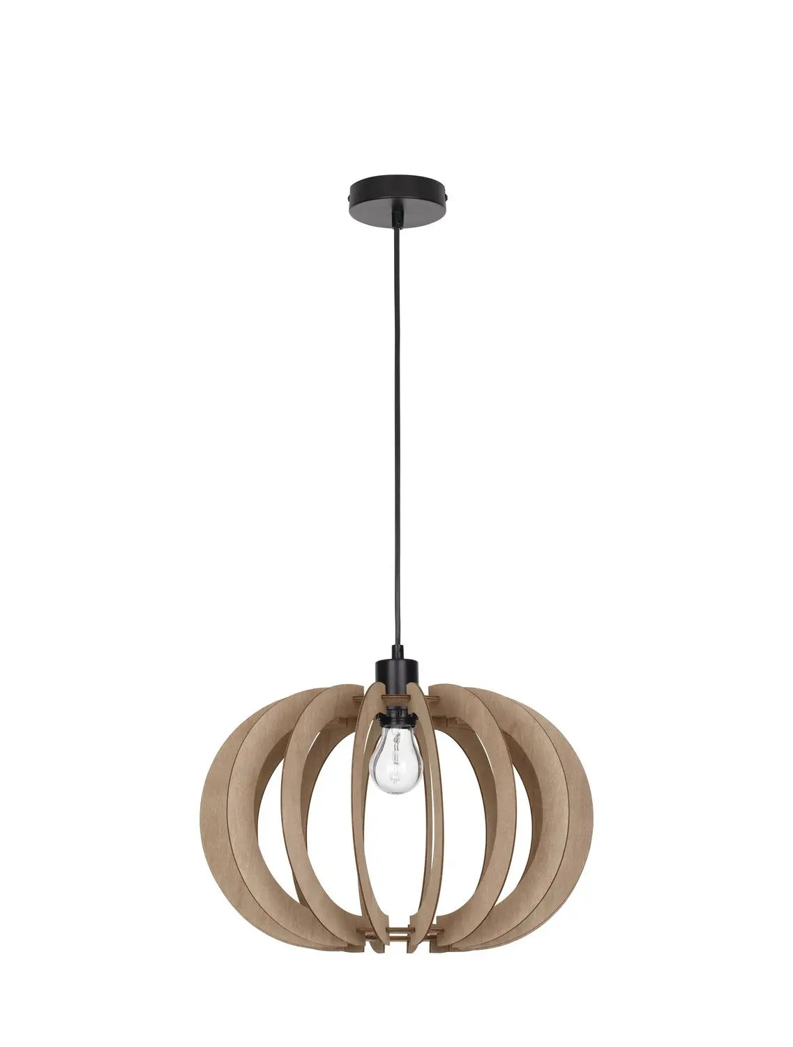 B-Ware Nova Luce Pendelleuchte Hängeleuchte Ottoline E27 Led Braun Dimmbar ø 40cm Lampe - 5212017436207