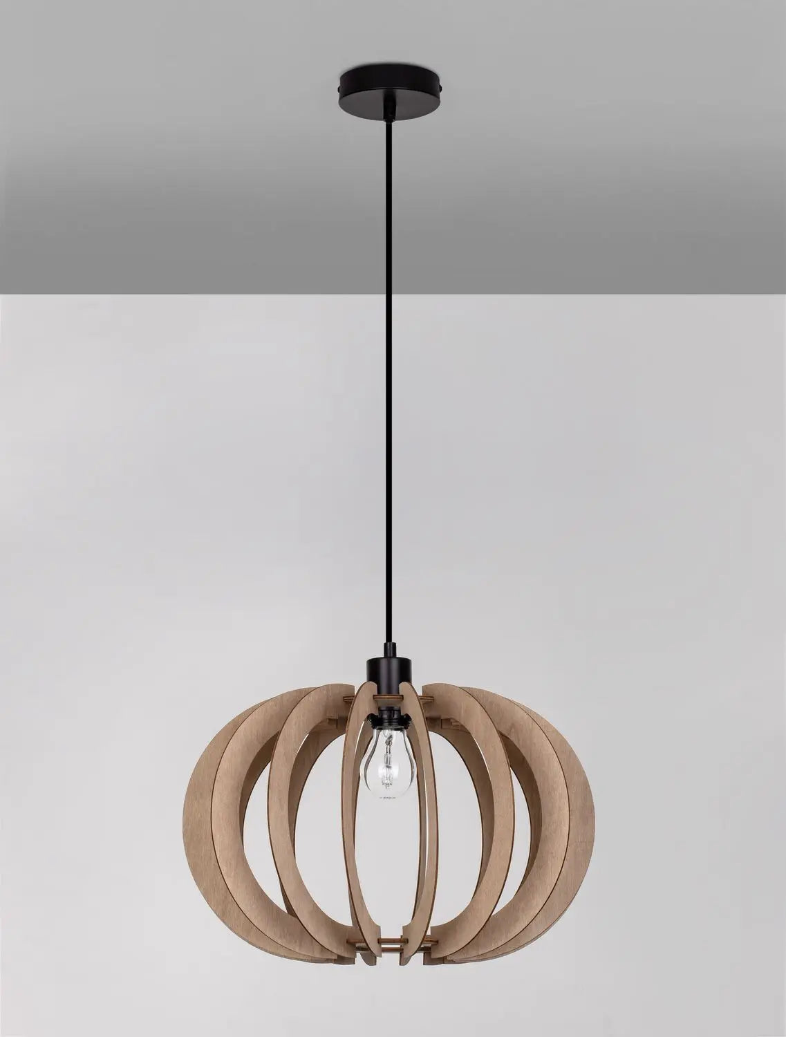 B-Ware Nova Luce Pendelleuchte Hängeleuchte Ottoline E27 Led Braun Dimmbar ø 40cm Lampe - 5212017436207