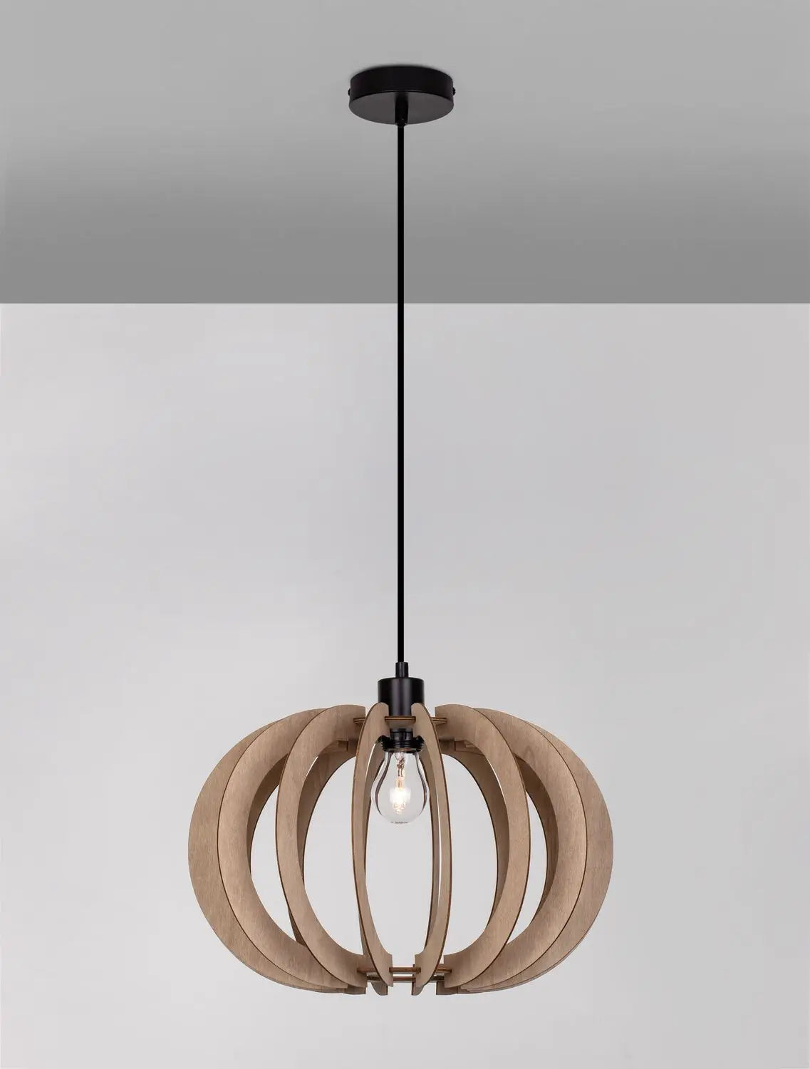B-Ware Nova Luce Pendelleuchte Hängeleuchte Ottoline E27 Led Braun Dimmbar ø 40cm Lampe - 5212017436207