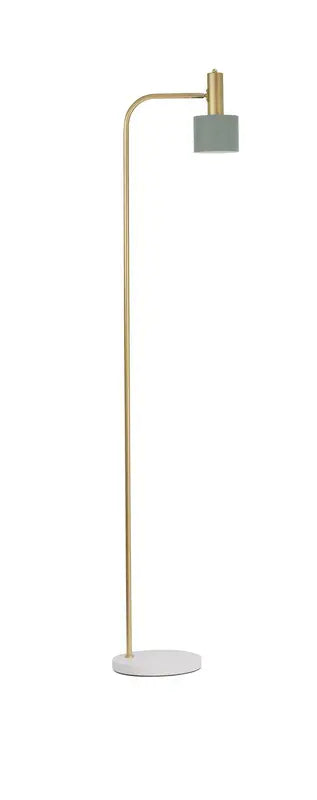 B-Ware Nova Luce Stehlampe Standleuchte Paz E27 Led Gold Mint Lampenschirm Metall 165cm - 5212017420862