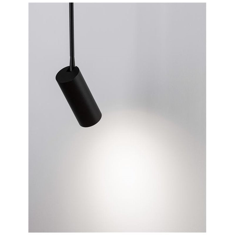 NOVA LUCE Pendelleuchte Hängelampe BRANDO Aluminium Schwarz LED GU10 LED Einbau - 5212017410528