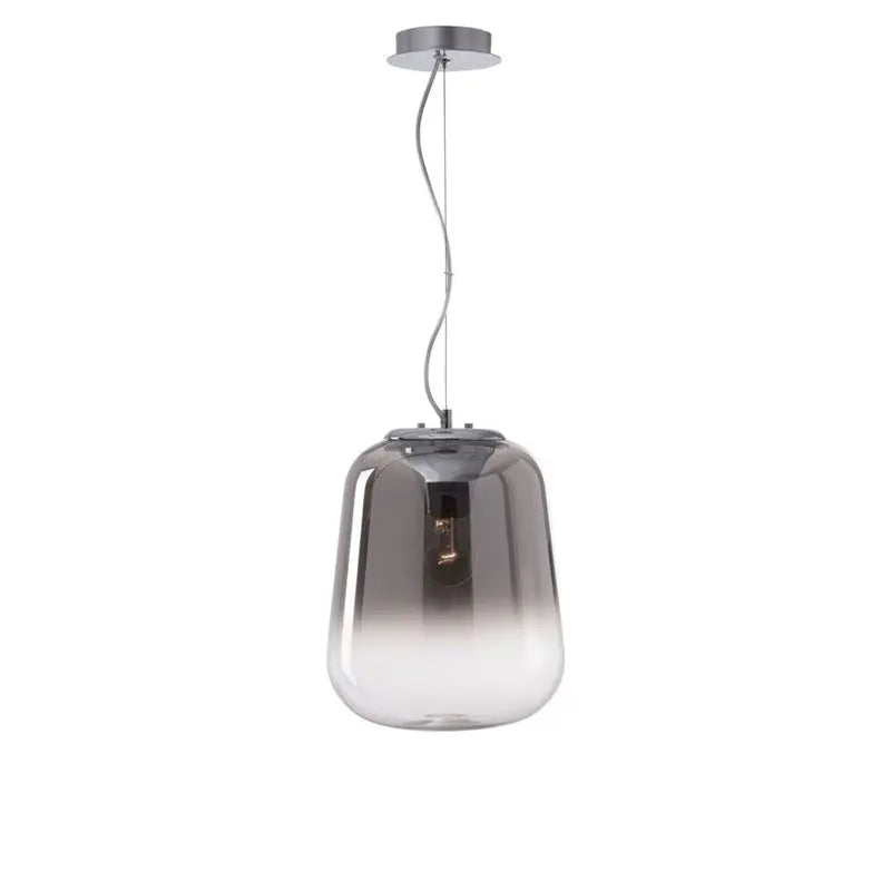 B-Ware Nova Luce Pendelleuchte Hängelampe Oliverio Chrom Aluminium Glas 45 Cm E27 Led - 5212017407283
