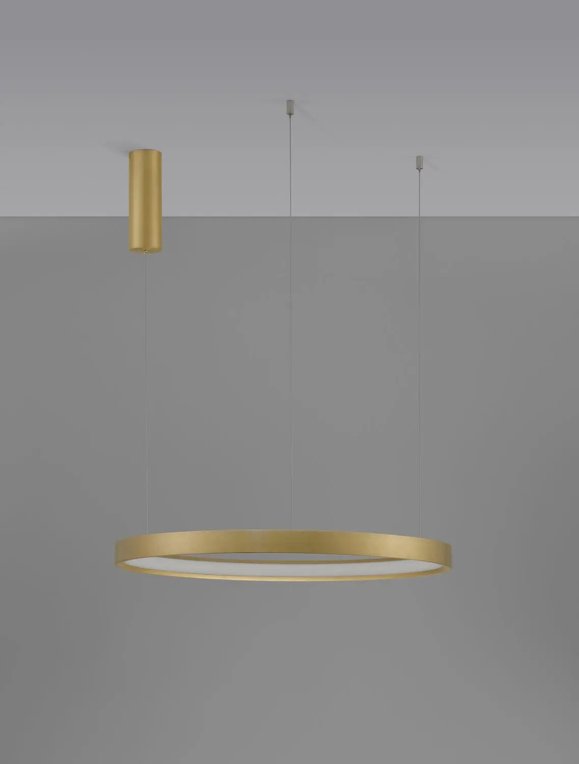 B-Ware Nova Luce Pendelleuchte Hängeleuchte Perrine Led Gold Warmweiß Dimmbar 150x60 Cm - 5212017438447