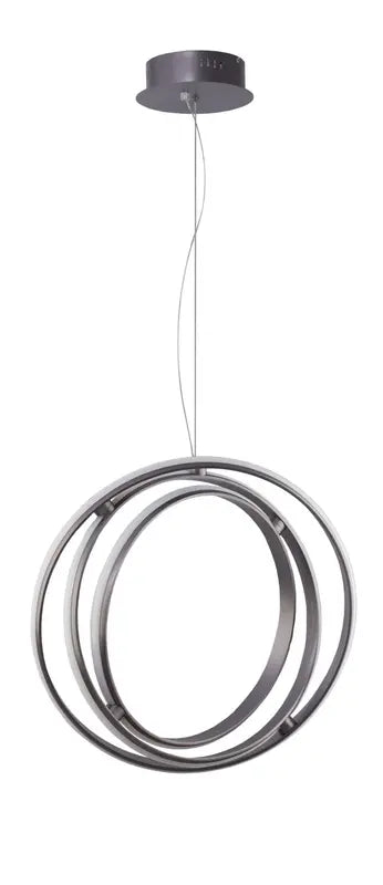 B-Ware Nova Luce Pendelleuchte Hängeleuchte Led Pertone Schwarz Dimmbar Warmweiß ø 50cm - 5212017419699