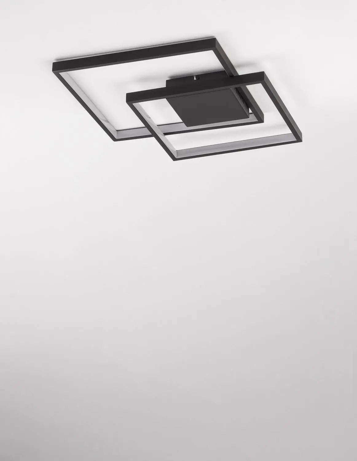 B-Ware Nova Luce Deckenleuchte Deckenlampe Led Porto Schwarz Warmweiß Dimmbar 42,5 Cm - 5212017419736