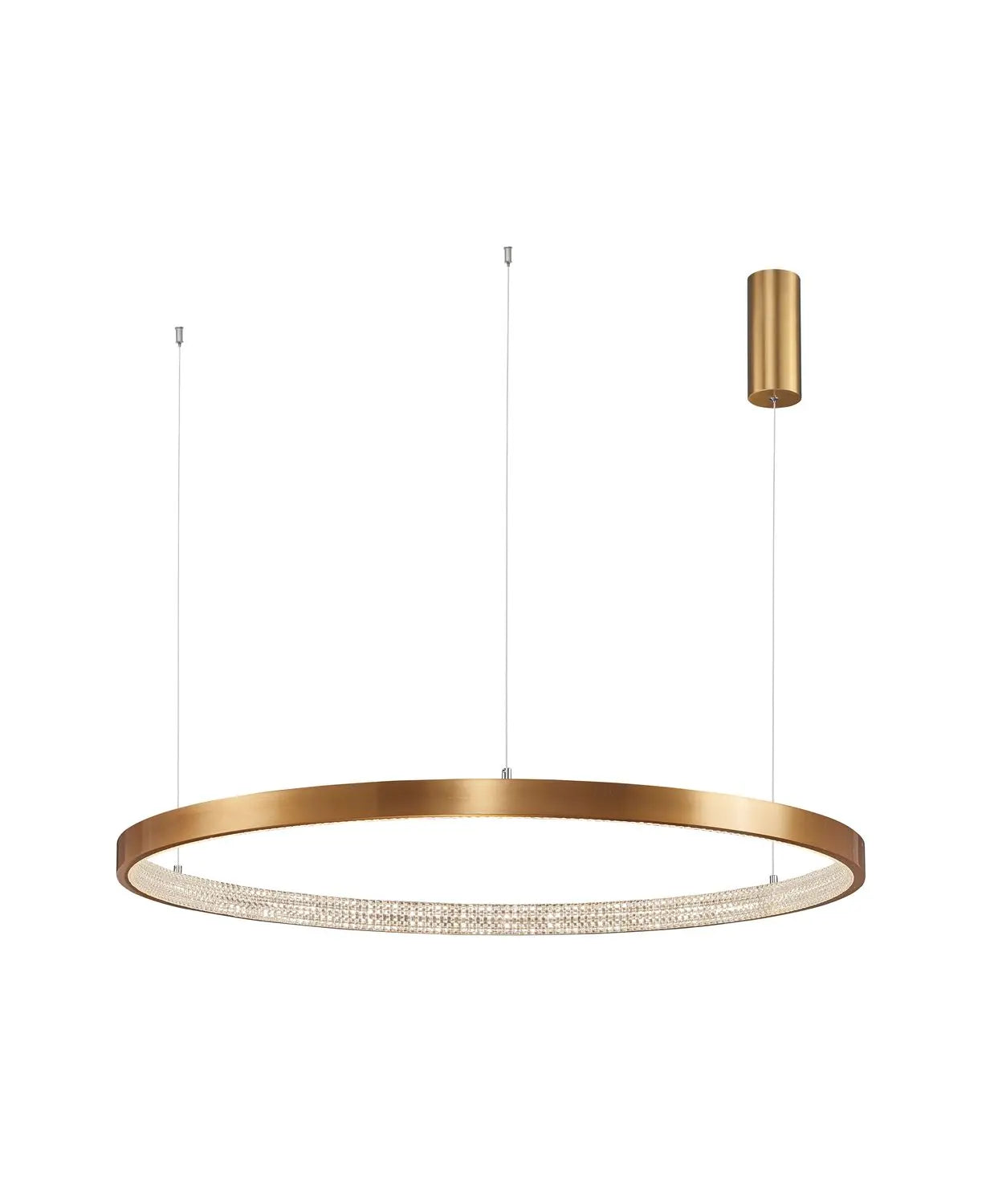 B-Ware Nova Luce Pendelleuchte Hängeleuchte Preston Led Lampe Gold Warmweiß Dimmbar - 5212017424099