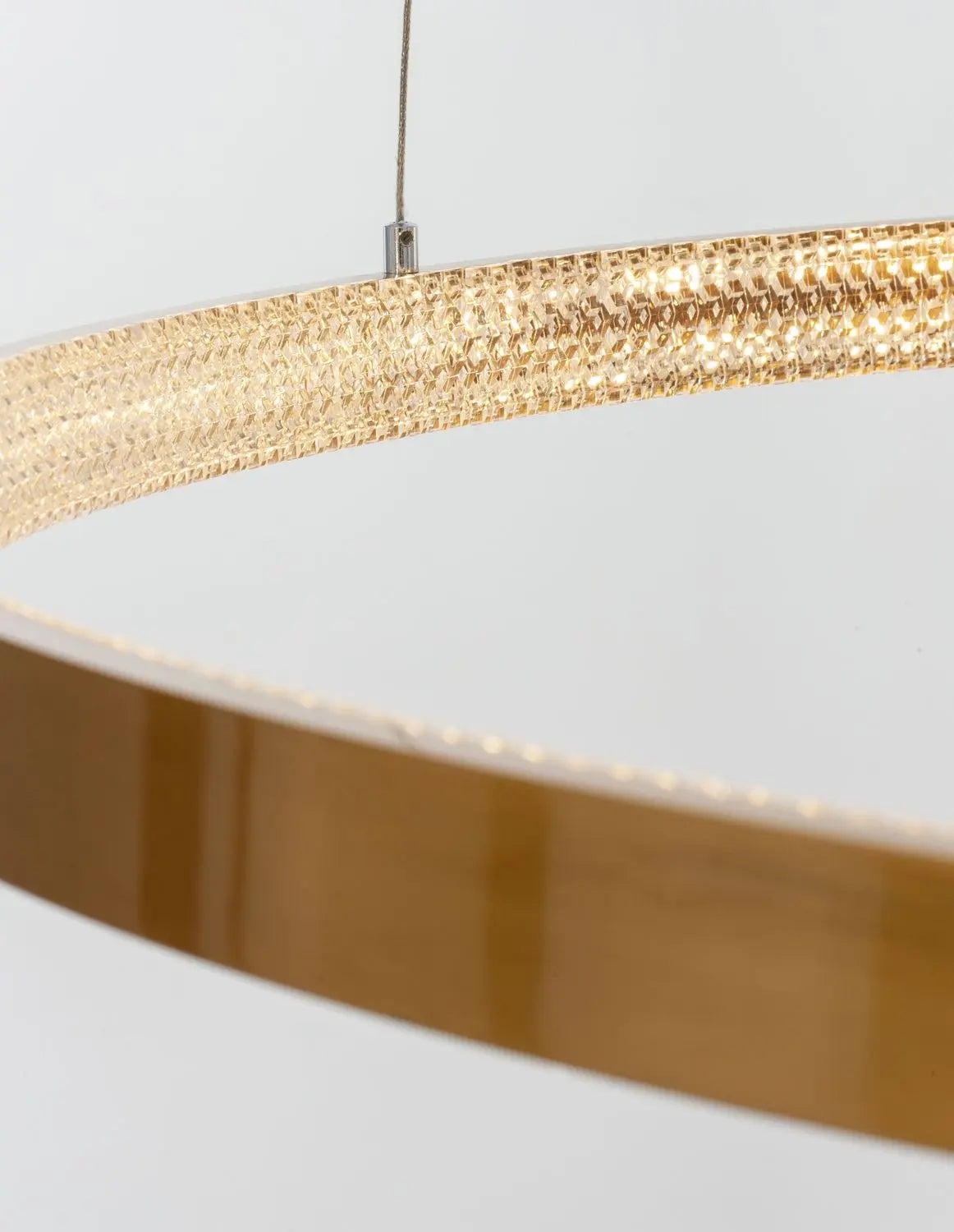 B-Ware Nova Luce Pendelleuchte Hängeleuchte Preston Led Lampe Gold Warmweiß Dimmbar - 5212017424099