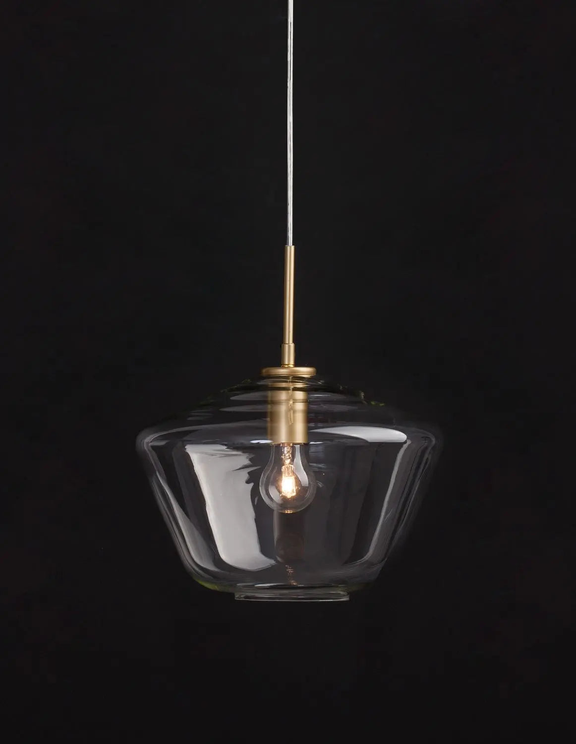 B-Ware Nova Luce Pendelleuchte Hängeleuchte Prisma Gold E27 Led Dimmbar Glas 124x30 Cm - 5212017420893