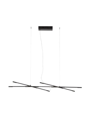 B-Ware Nova Luce Pendelleuchte Hängeleuchte Raccio Led Schwarz Warmweiß Dimmbar 27 W