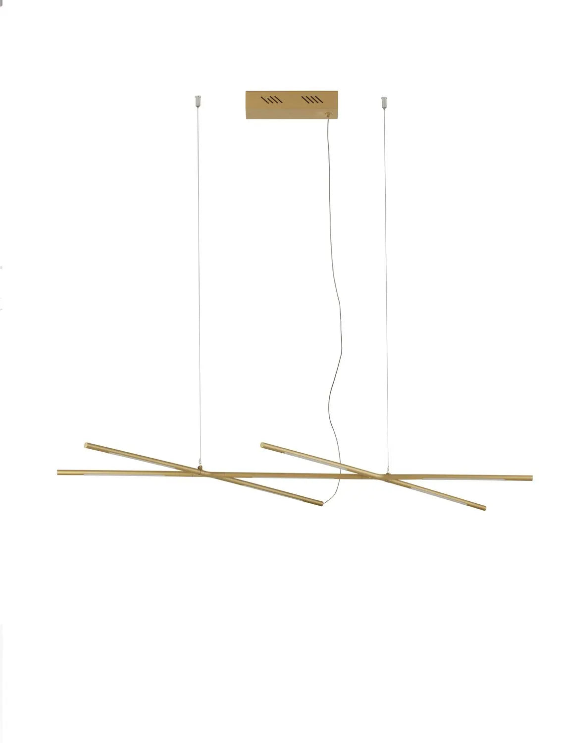 B-Ware Nova Luce Pendelleuchte Hängeleuchte Led Messing Raccio Wohnzimmer Dimmbar 27 W - 5212017433909