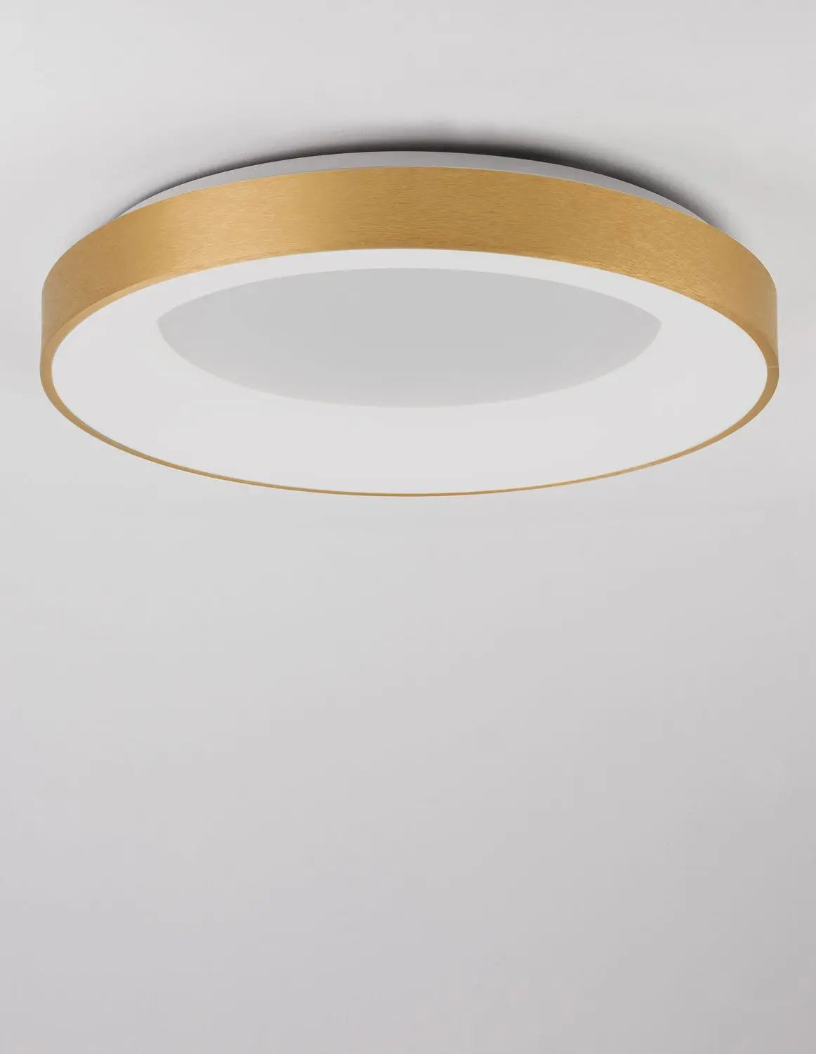 B-Ware Nova Luce Deckenleuchte Deckenlampe Rando Thin Led Gold Warmweiß Dimmbar 60 Cm - 5212017420114
