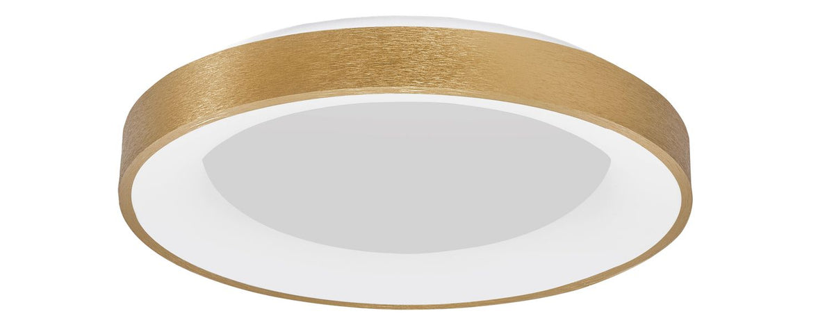 Nova Luce Deckenleuchte Deckenlampe Rando Thin LED Gold Warmweiß dimmbar 60 cm - 5212017420114