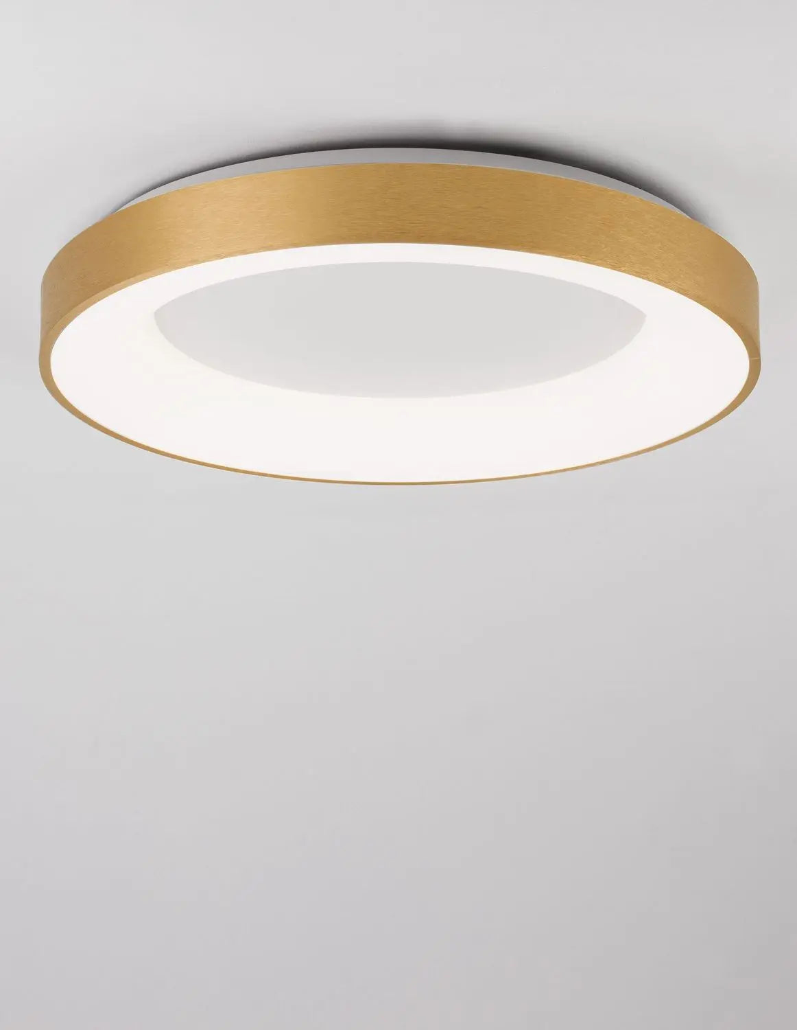 B-Ware Nova Luce Deckenleuchte Deckenlampe Rando Thin Led Gold Warmweiß Dimmbar 60 Cm - 5212017420114