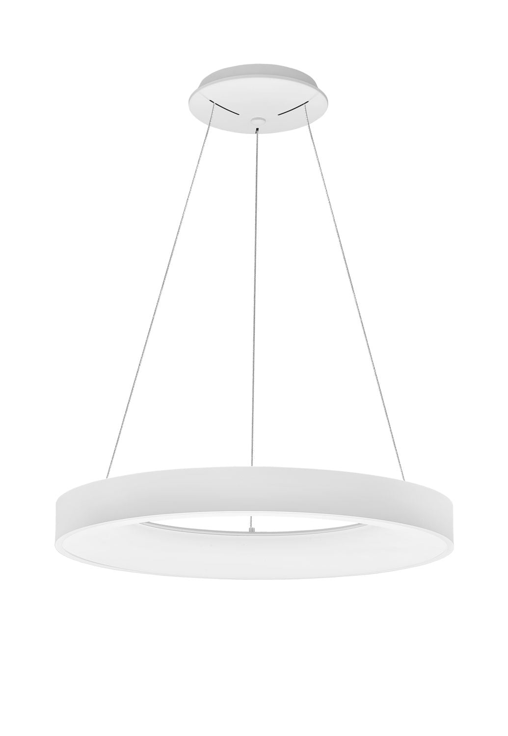 Nova Luce Pendelleuchte Hängelampe LED RANDO THIN Weiß dimmbar Neutralweiß 60 cm - 5212017420190