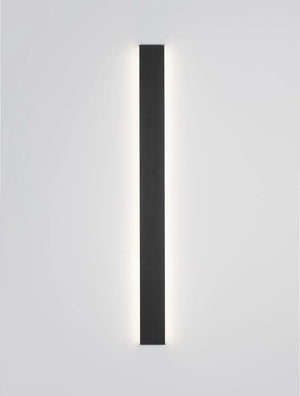 B-Ware Nova Luce Wandleuchte Wandlampe Seline Led Schwarz Warmweiß Aluminium 90 Cm 36 W