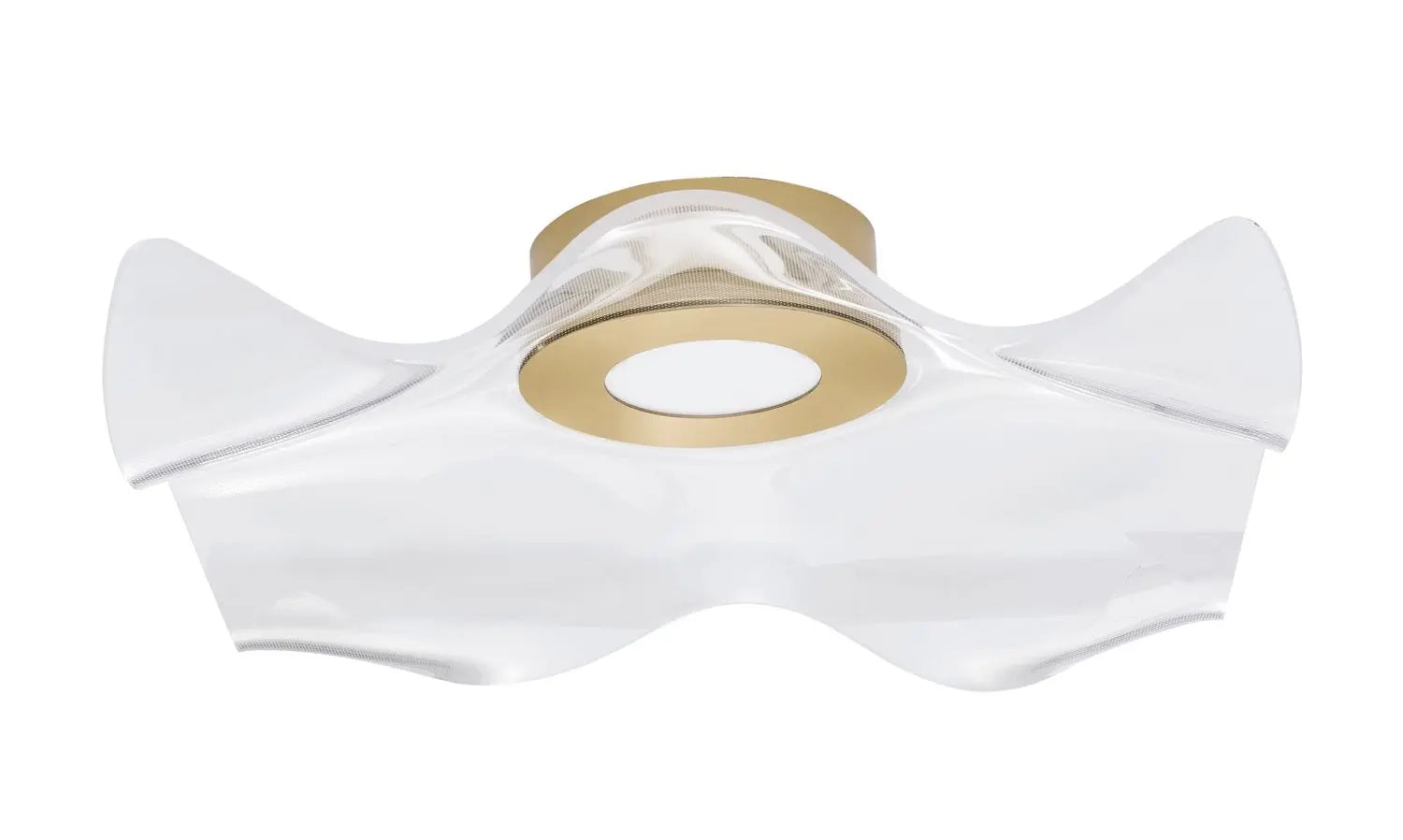 B-Ware Nova Luce Deckenleuchte Deckenlampe Siderno Led Gold Warmweiß 50 Cm 31 W Lampe - 5212017425522