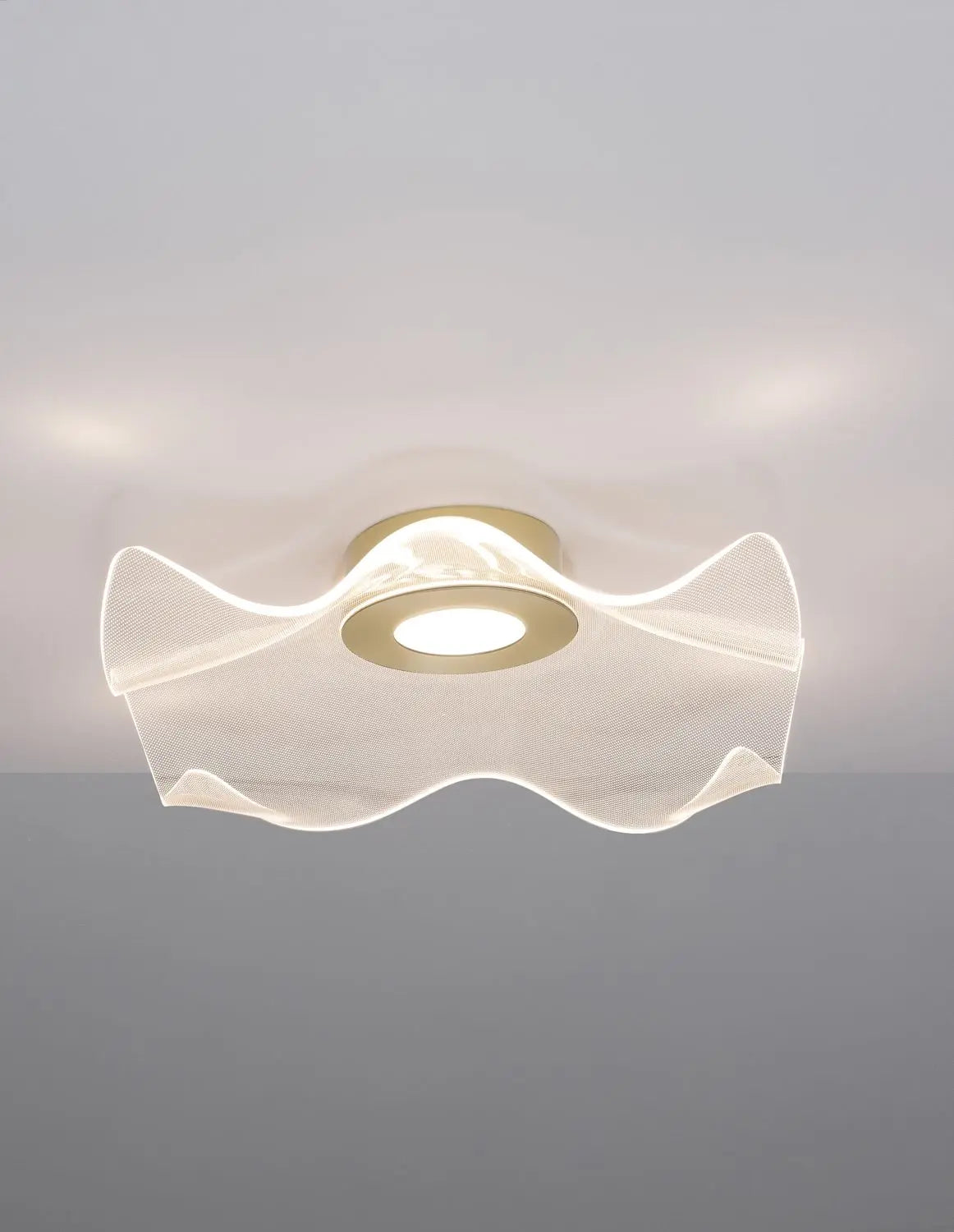 B-Ware Nova Luce Deckenleuchte Deckenlampe Siderno Led Gold Warmweiß 50 Cm 31 W Lampe - 5212017425522