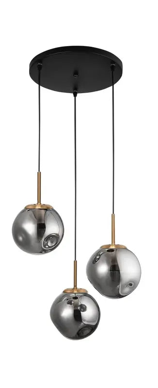 B-Ware Nova Luce Pendelleuchte Hängeleuchte Spada Gold E27 Led 3 Flammig Dimmbar Glas - 5212017420978