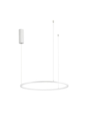 B-Ware Nova Luce Pendelleuchte Hängeleuchte Tarquin Led Weiß Dimmbar Warmweiß 37 W 60cm