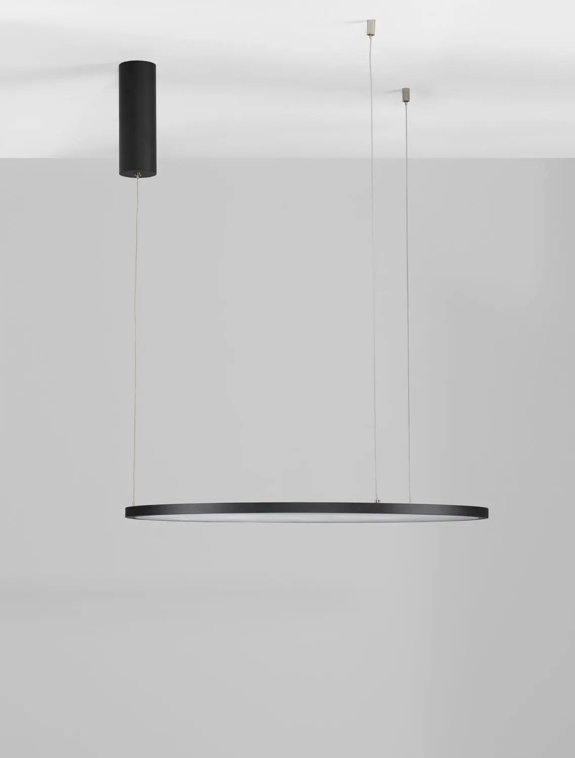 B-Ware Nova Luce Pendelleuchte Hängeleuchte Led Tarquin Schwarz Warmweiß Dimmbar 60 Cm - 5212017438263