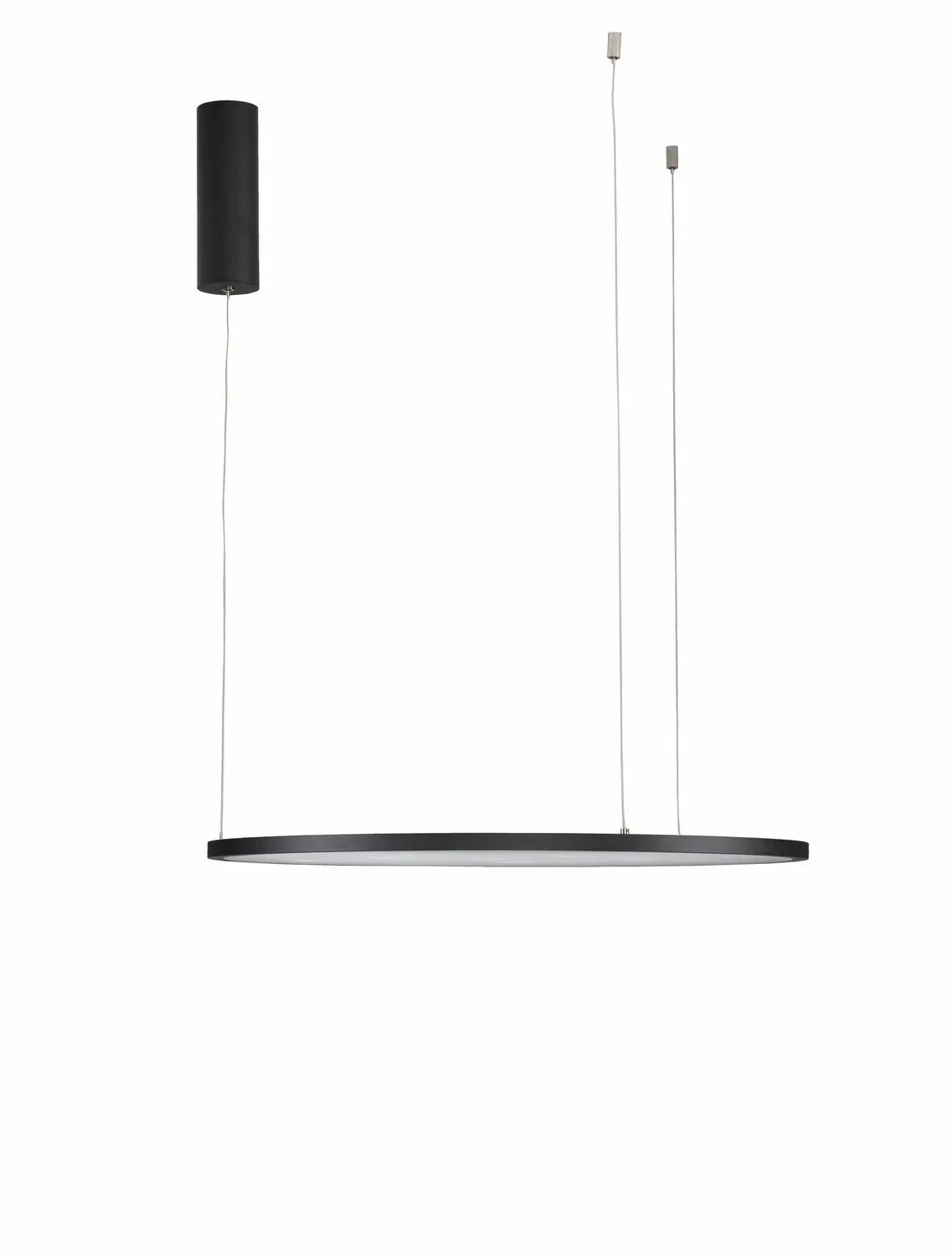 B-Ware Nova Luce Pendelleuchte Hängeleuchte Led Tarquin Schwarz Warmweiß Dimmbar 60 Cm - 5212017438263