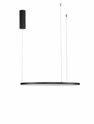 B-Ware Nova Luce Pendelleuchte Hängeleuchte Led Tarquin Schwarz Warmweiß Dimmbar 60 Cm