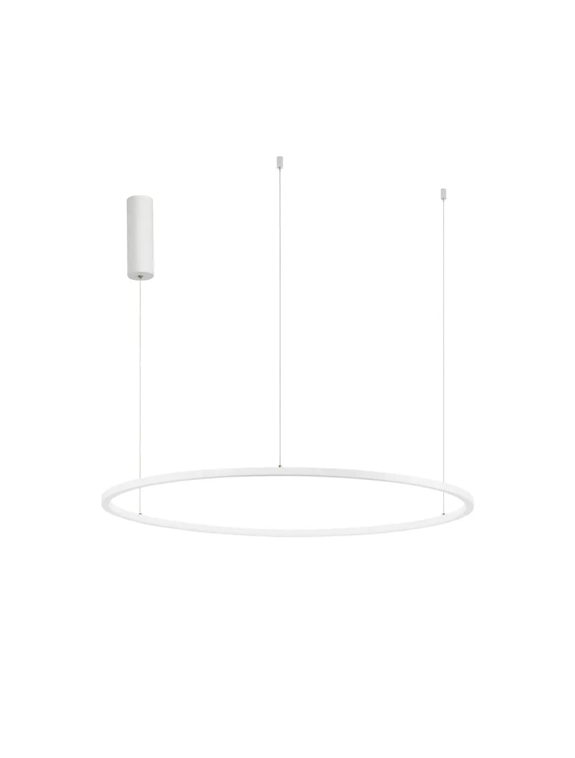 B-Ware Nova Luce Pendelleuchte Hängeleuchte Led Tarquin Weiß Warmweiß Dimmbar ø 80 Cm - 5212017438294