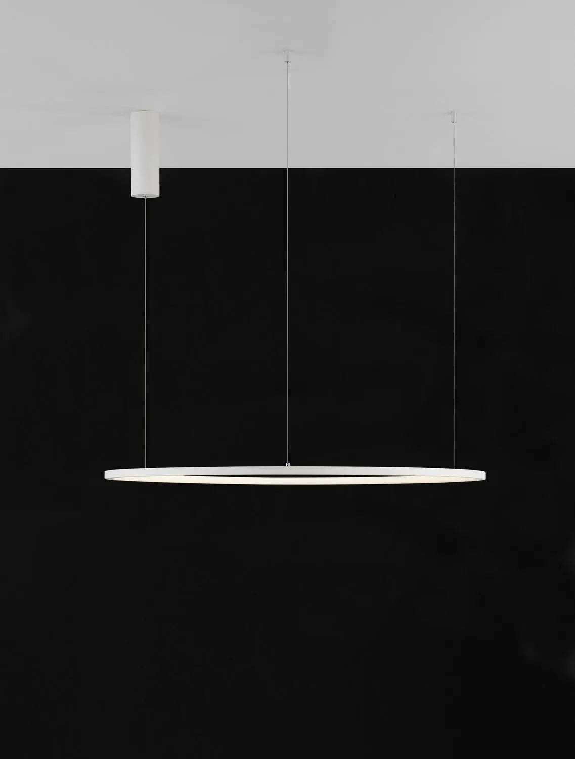 B-Ware Nova Luce Pendelleuchte Hängeleuchte Led Tarquin Weiß Warmweiß Dimmbar ø 80 Cm - 5212017438294