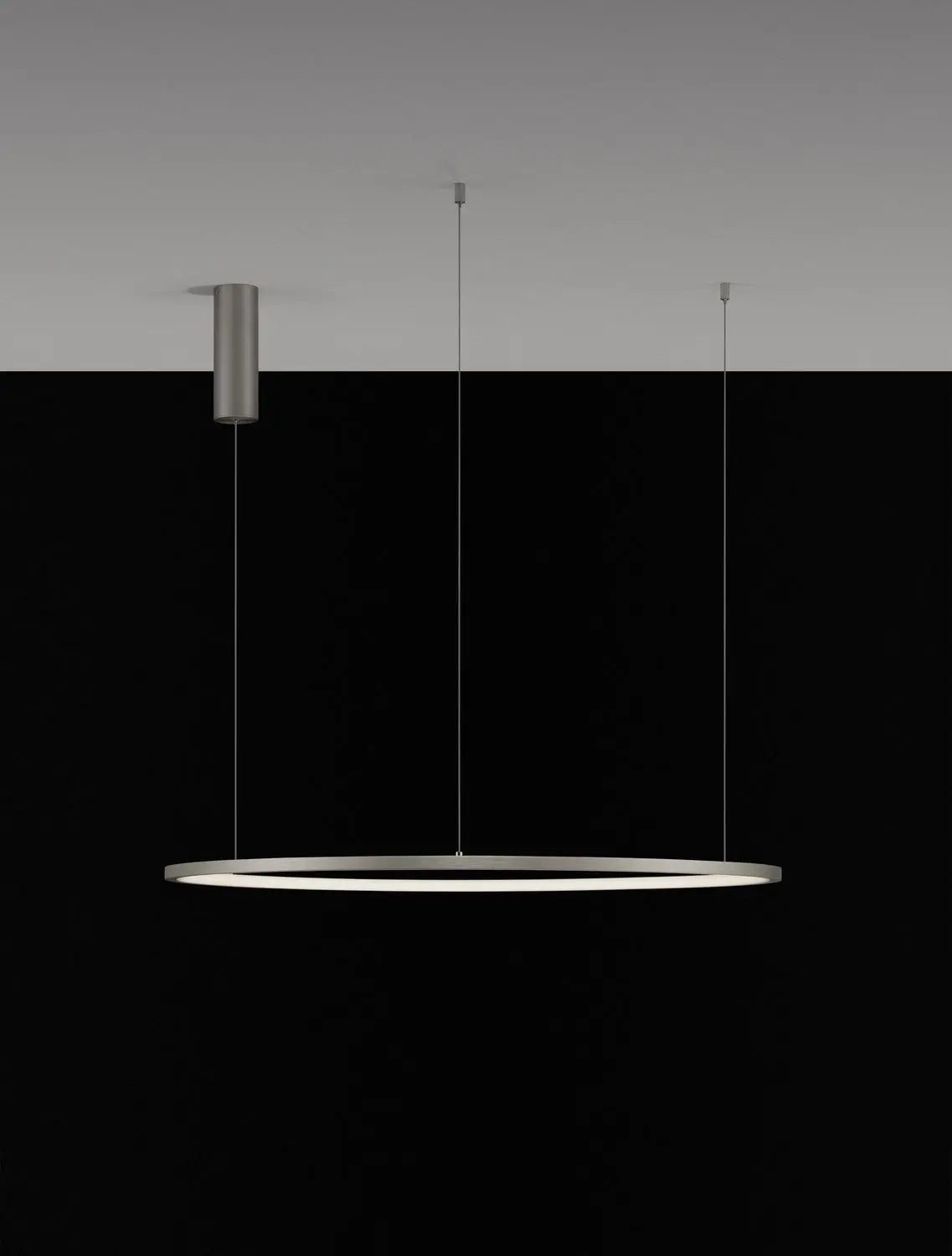 B-Ware Nova Luce Pendelleuchte Hängeleuchte Tarquin Led Silber Warmweiß Dimmbar ø 80 Cm - 5212017438324