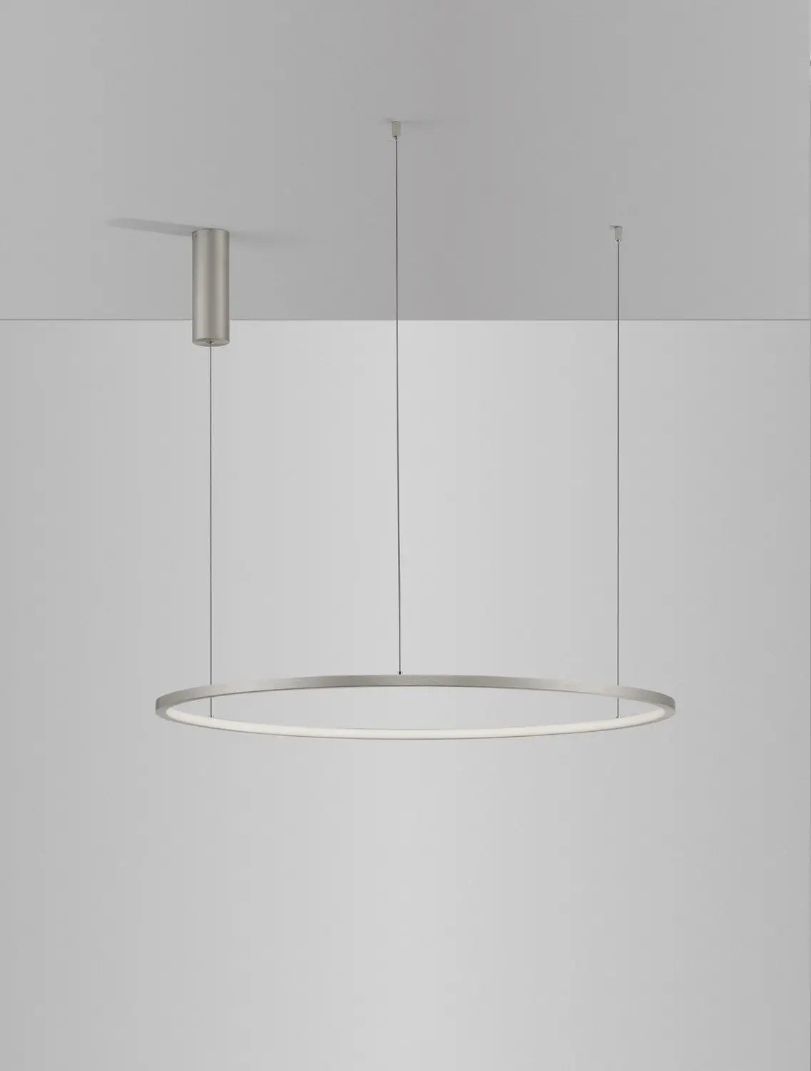 B-Ware Nova Luce Pendelleuchte Hängeleuchte Tarquin Led Silber Warmweiß Dimmbar ø 80 Cm - 5212017438324
